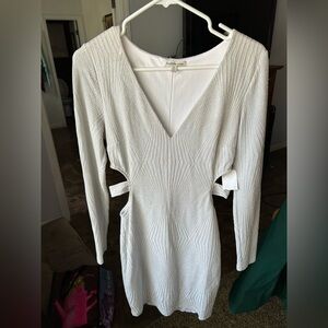 NWT-white/silver Sparkle Dress
